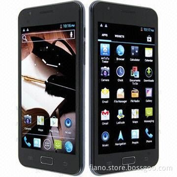 5.0-inch WCDMA/GSM 3G Mobile Phone, MTK6577 High-speed, GPS and Wi-Fi